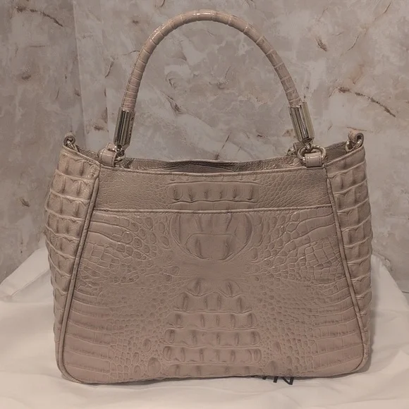 Brahmin Melbourne Ruby Satchel Euc